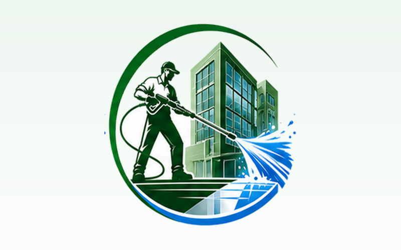Commercial Office Building Pressure Washing